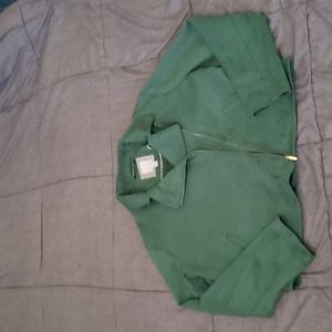 Lauren conrad Green soft biker jacket